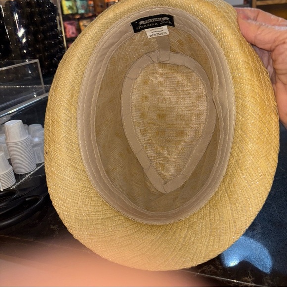 ORIGINAL PANAMA JACK SUAVE BEACH MENS HAT SIZE L LOGO STRAW BANDANA - Picture 8 of 11
